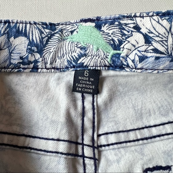 Tommy Bahama Palm Print Ankle Jeans - Picture 9 of 13